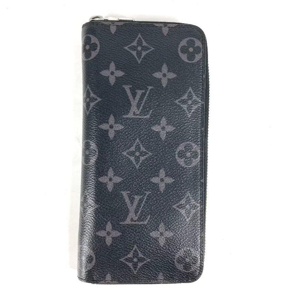 LOUIS VUITTON MonogramEclipse Zippy Wallet Vertical Zip Around Long Wallet